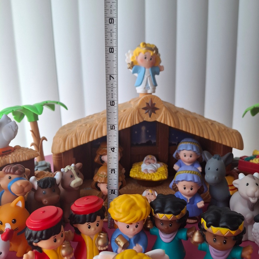 Fisher Price Little People Christmas Story Nativity Set x2 Light Sound Music - Picture 7 of 8